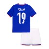 Maglia ufficiale Francia Fofana 19 Casa Euro 2024 per Bambino